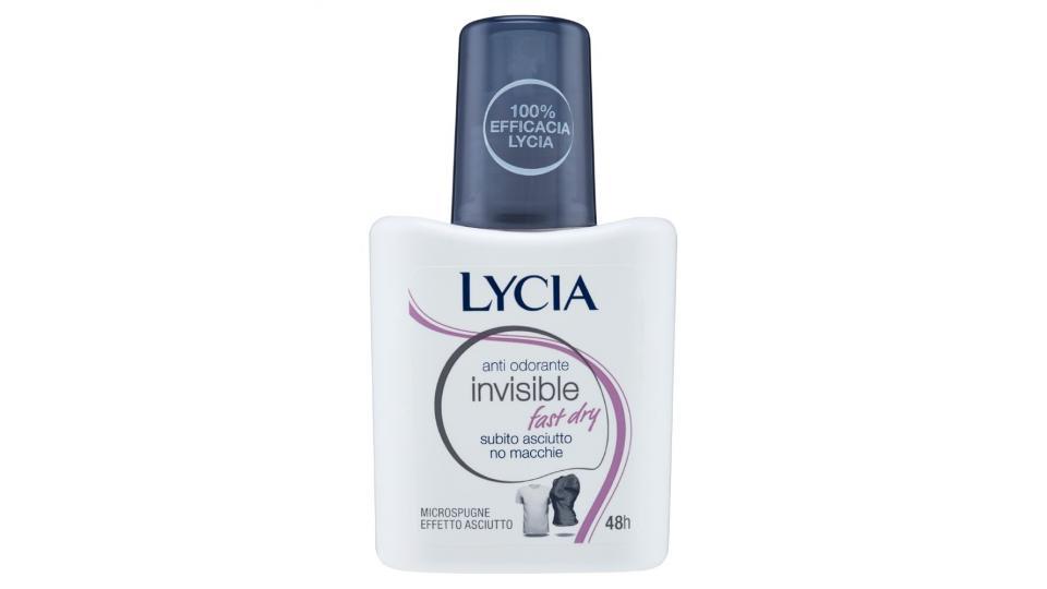 Lycia, Invisible Fast Dry deodorante vapo no gas