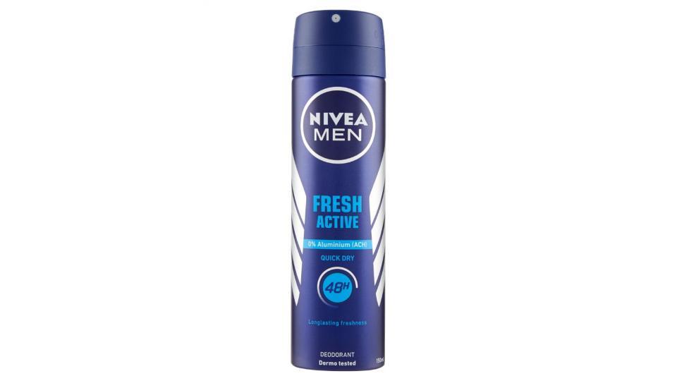 Nivea, Men Fresh Active deodorante spray