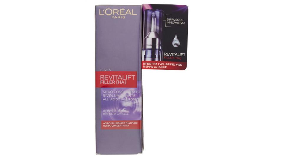 L'Oreal Paris Revitalift Filler Siero concentrato rivolumizzante all'acido ialuronico