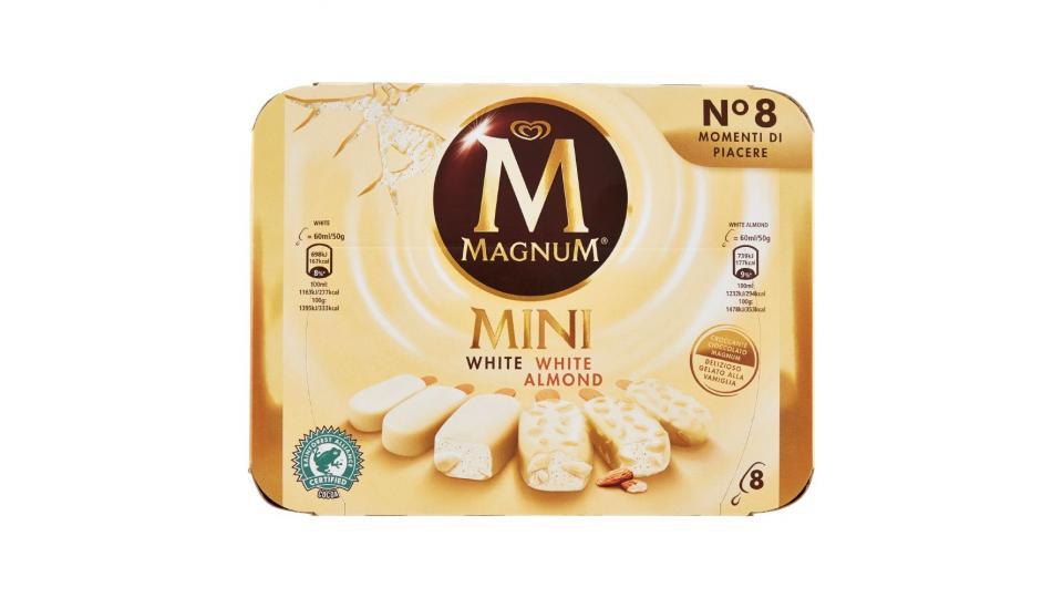 Magnum, Mini White - White almond