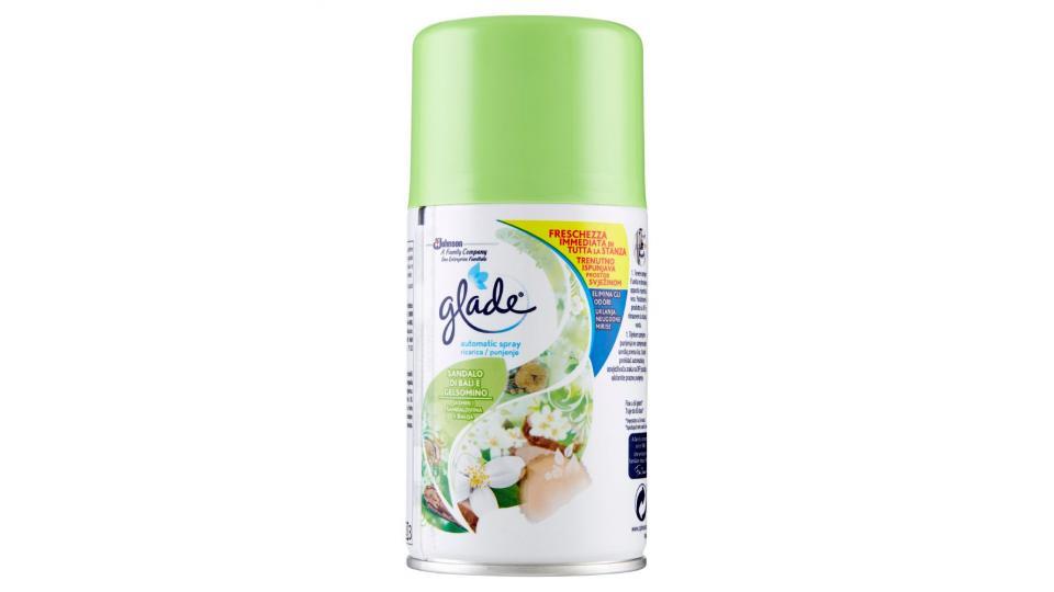 Glade, Automatic spray ricarica sandalo di bali & gelsomino