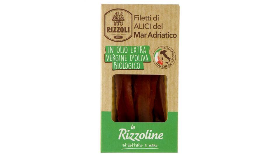 Rizzoli, Le Rizzoline filetti di alici del Mar Adritico in olio extra vergine di oliva biologico