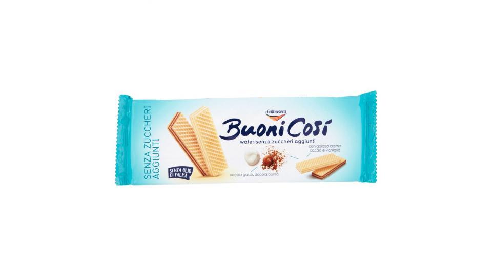 Galbusera, BuoniCosì wafer con crema cacao e vaniglia senza zuccheri aggiunti