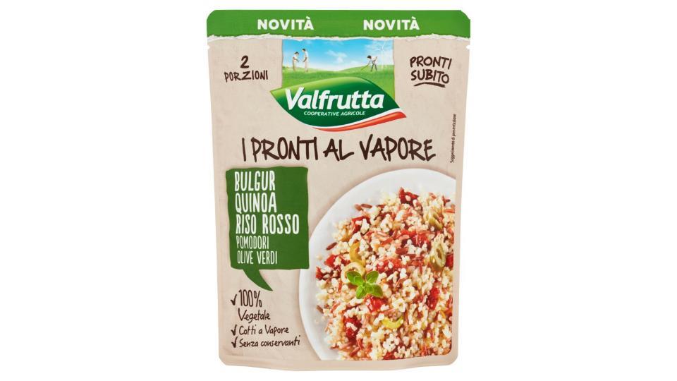 Valfrutta, I pronti al vapore bulgur quinoa riso rosso