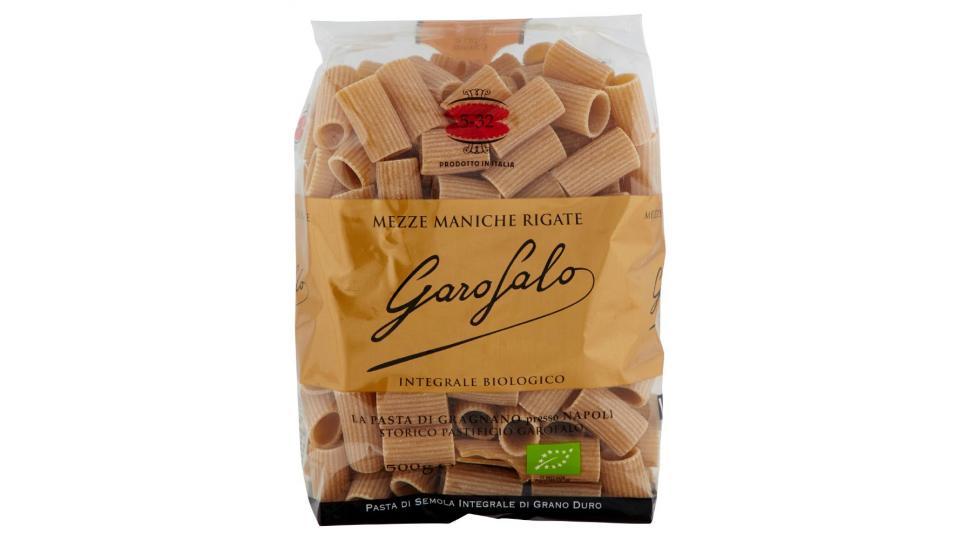 Garofalo, Mezze Maniche Rigate n. 5-13 pasta di semola di grano duro integrale