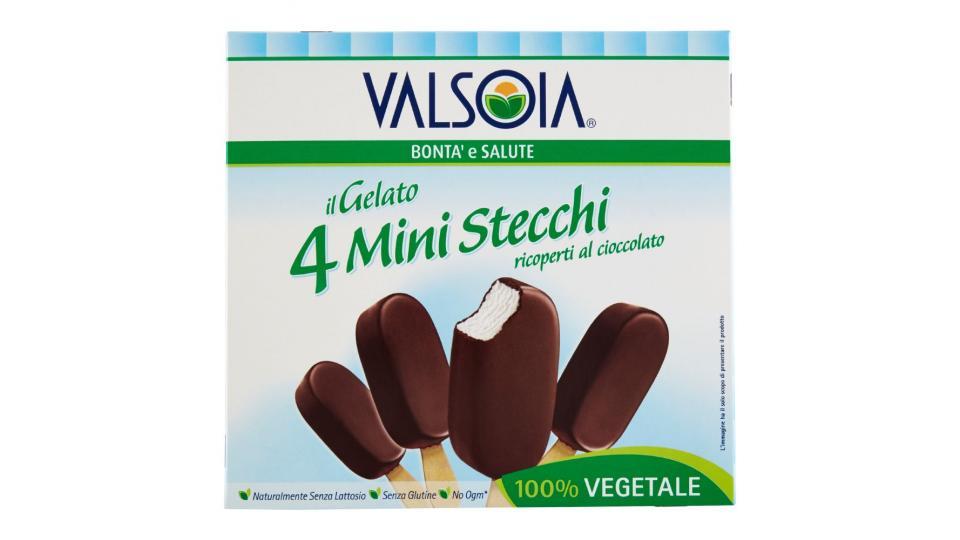 Valsoia, Bontà e Salute il Gelato 4 mini stecchi ricoperti al cioccolato