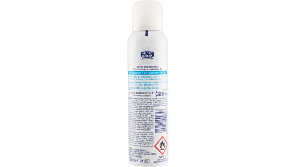 Neutro Roberts, Delicato profumo di sapone deodorante spray