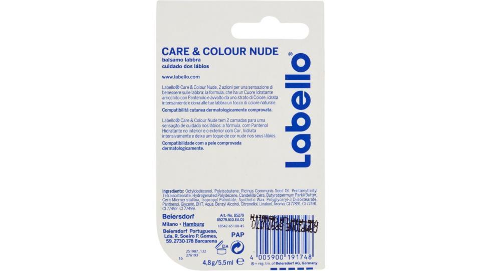 Labello Care & Colour Nude Balsamo labbra