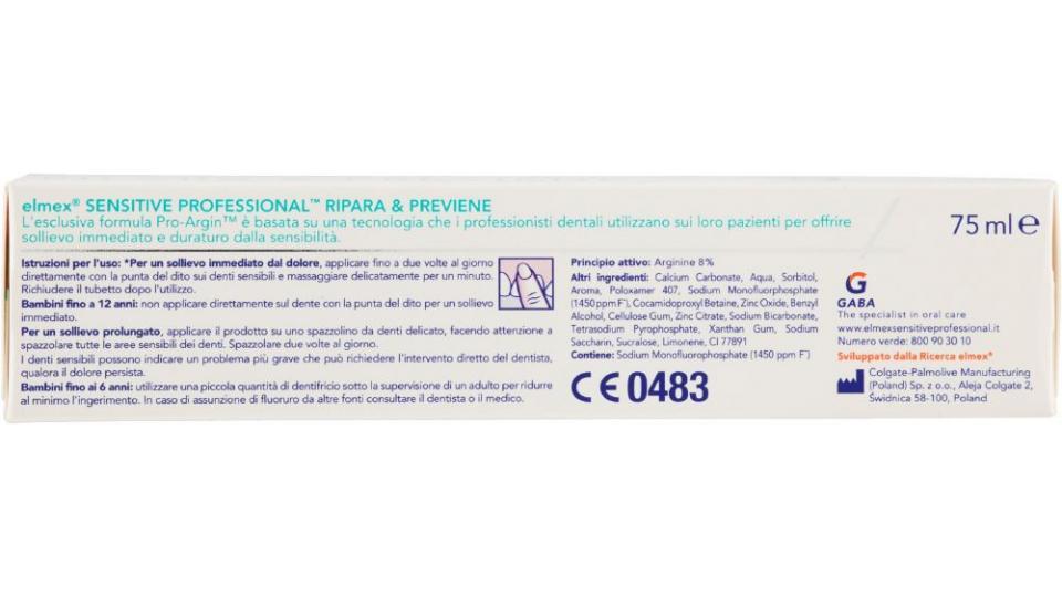 Elmex, Sensitive Professional Ripara & Previene dentifricio