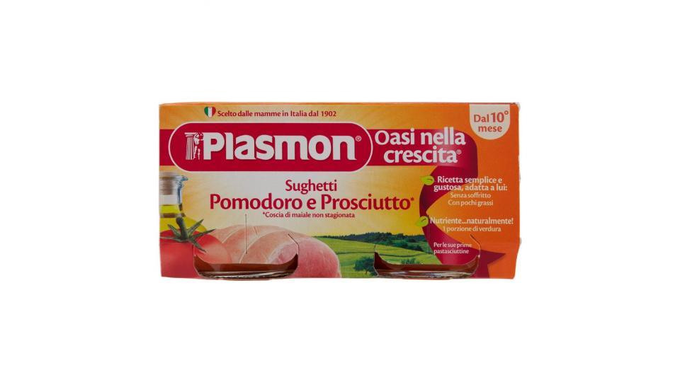 Plasmon, Sughetti pomodoro e prosciutto
