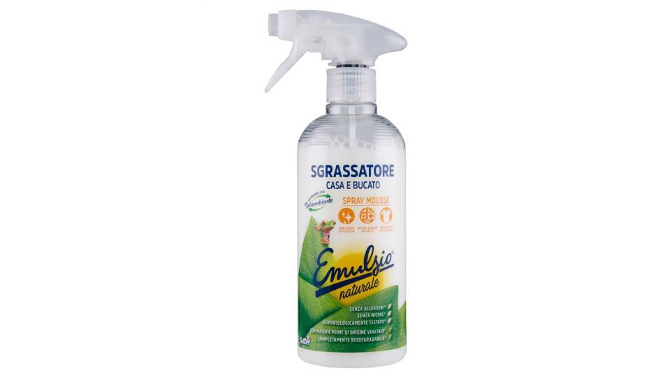 Emulsio, Naturale sgrassatore casa e bucato spray mousse