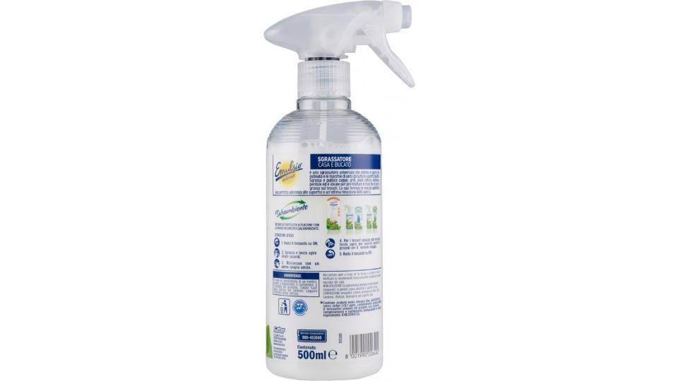 Emulsio, Naturale sgrassatore casa e bucato spray mousse