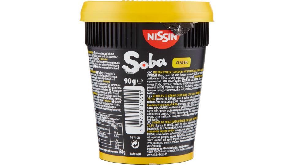 Nissin, Soba classic noodles con salsa giapponese yakisoba