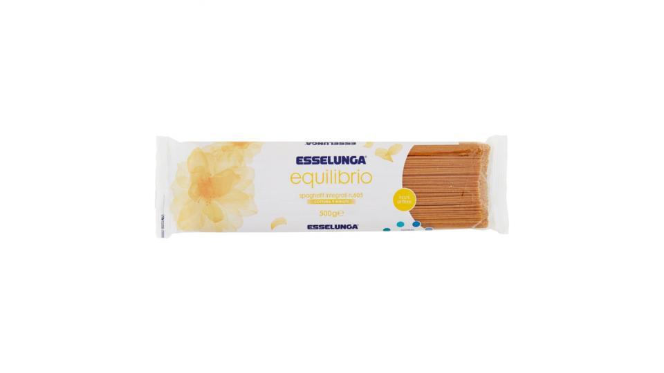 Esselunga Equilibrio, Spaghetti integrali n. 605 pasta di semola integrale di grano duro