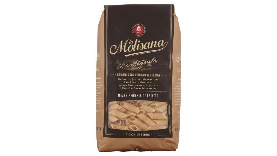 La Molisana, Mezze Penne rigate n. 19 pasta di semola integrale di grano duro