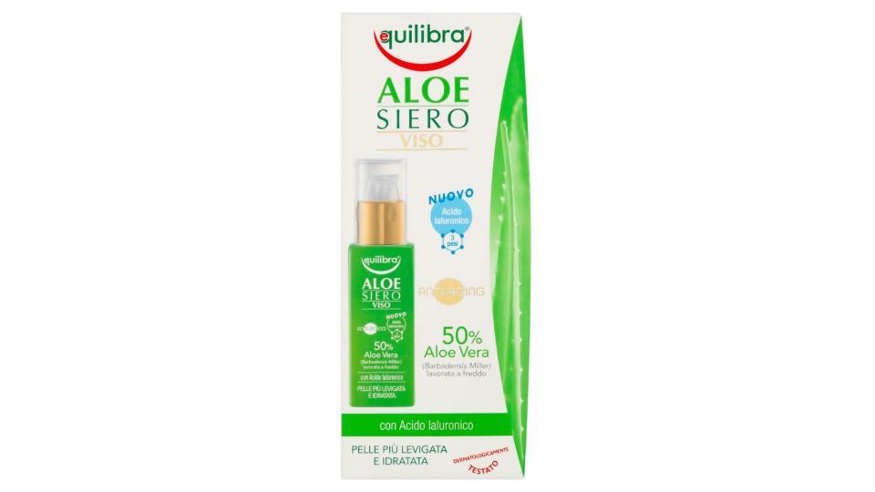 Equilibra Aloe Siero Viso anti-aging con il 50% di Aloe Vera