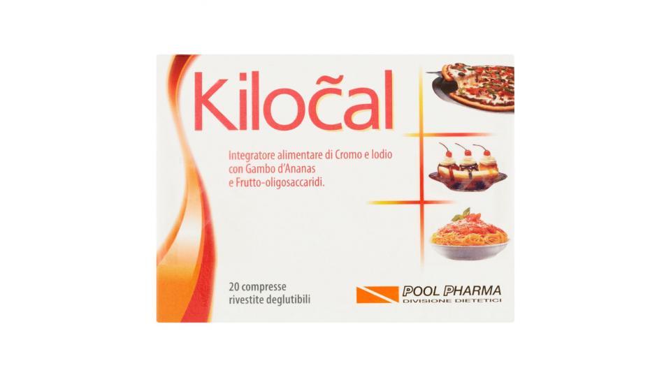 Kilocal, con cromo, iodio, gamboo d'ananas e frutto-oligosaccaridi