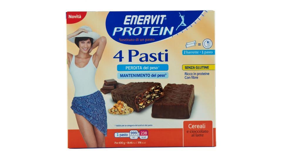 Enervit, Protein 4 pasti cereali e cioccolato al latte