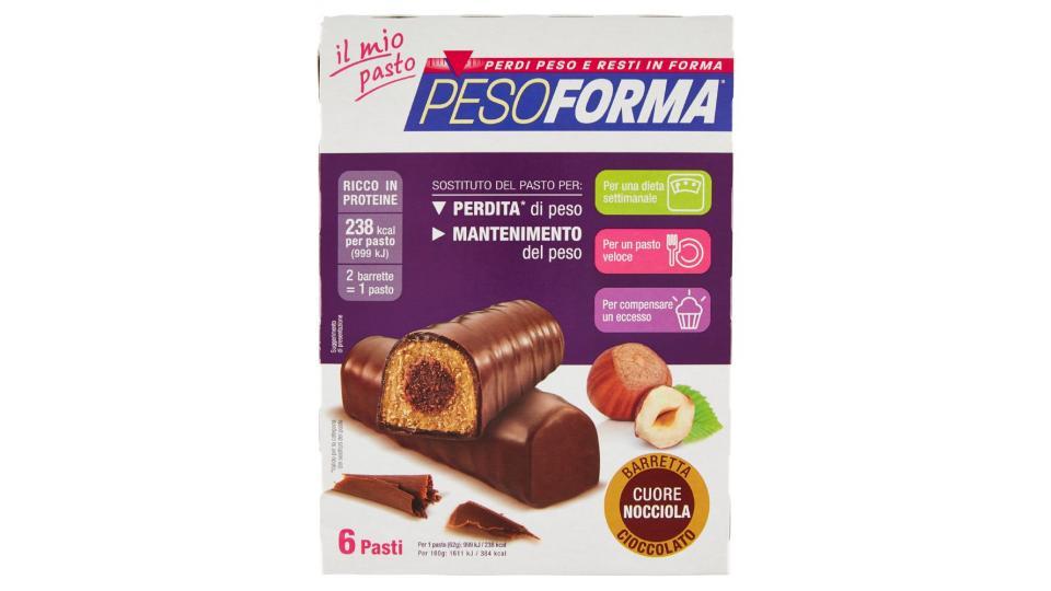 Pesoforma, Il mio pasto barretta cioccolato con cuore di nocciola