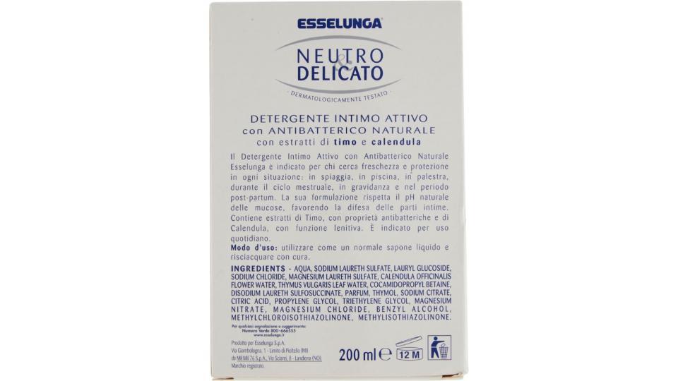 Esselunga, Neutro&Delicato detergente intimo attivo