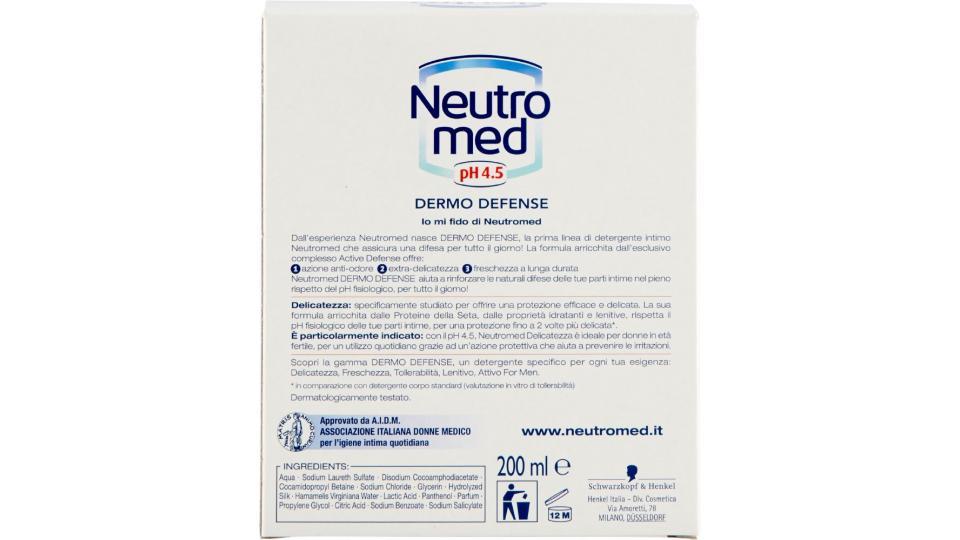 Neutromed, pH 4.5 Dermo Defense Delicatezza detergente intimo