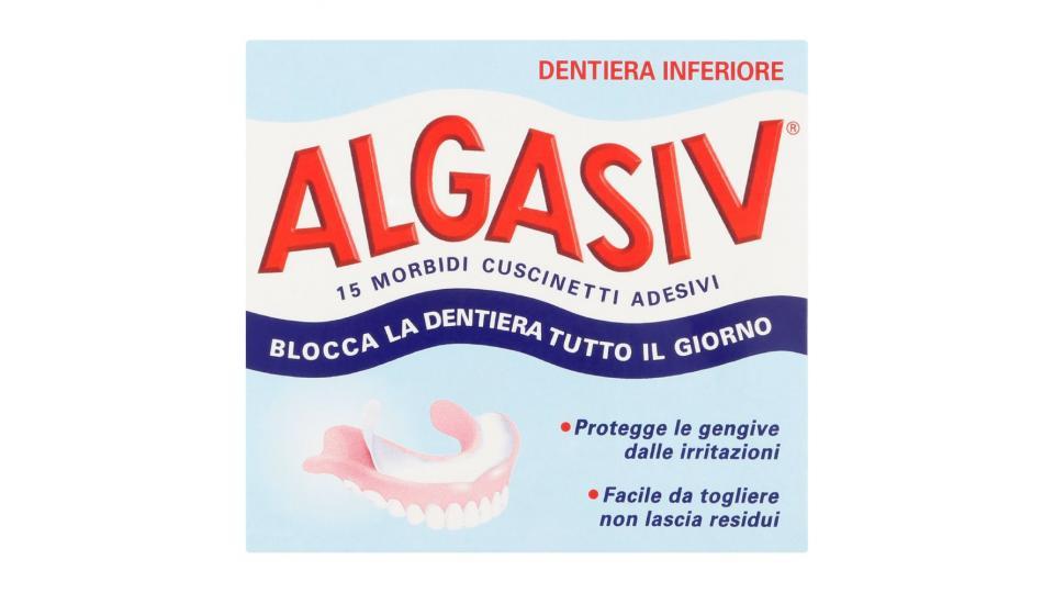 Algasiv, cuscinetti adesivi per protesi dentali inferiore