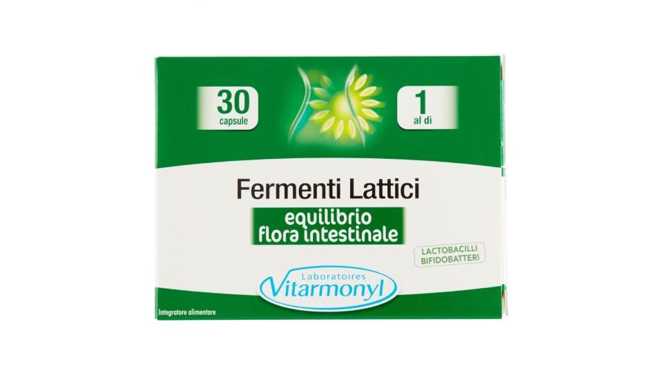Laboratoires Vitarmonyl, Fermenti Lattici equilibrio flora intestinale 30 capsule