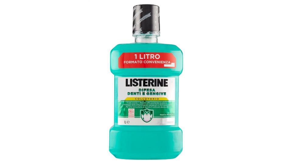 Listerine, Difesa Denti e Gengive collutorio menta fresca