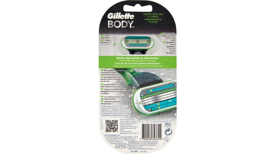 Gillette, Body rasoi 3 lame usa e getta