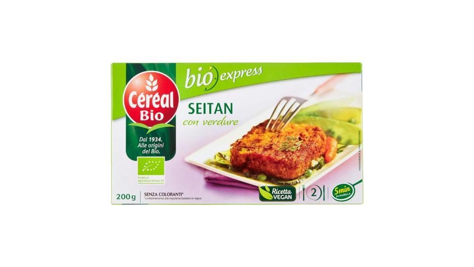 Céréal Bio, Bio express seitan con verdure