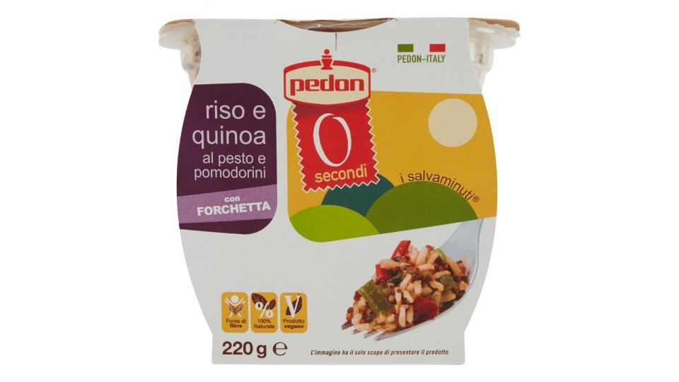 Pedon, i salvaminuti riso e quinoa al pesto e pomodorini