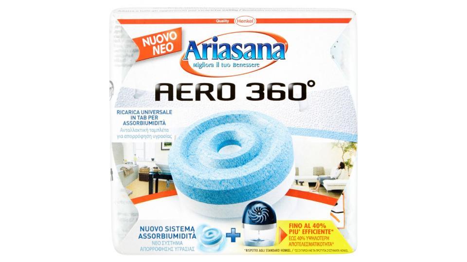 Ariasana Aero 360° Ricarica universale in tab per assorbiumidita'