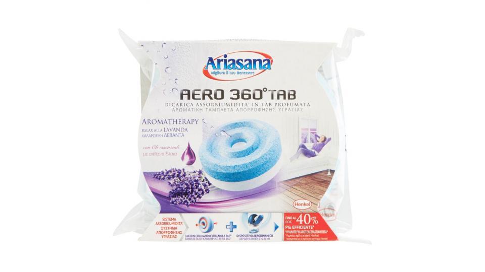 Ariasana Aero 360° Tab Ricarica universale per assorbiumidita', profumo relax alla lavanda
