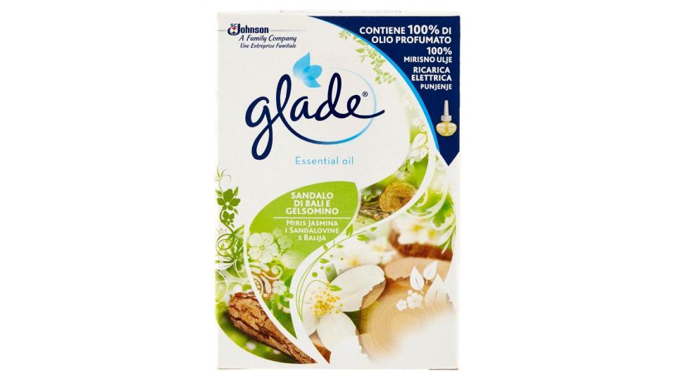 Glade, Essential oil ricarica sandalo di bali e gelsomino