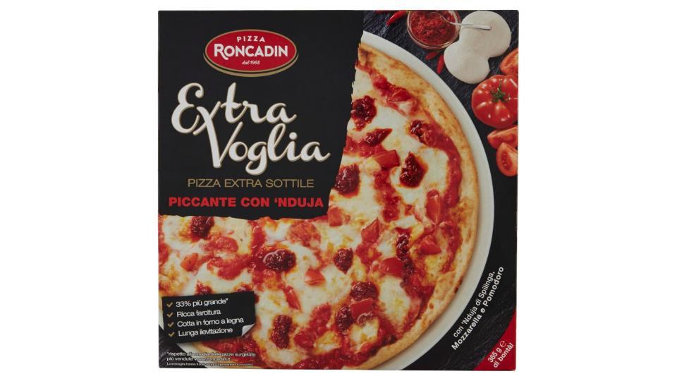 Roncadin, Extra Voglia Pizza Extra Sottile piccante con 'nduja surgelata