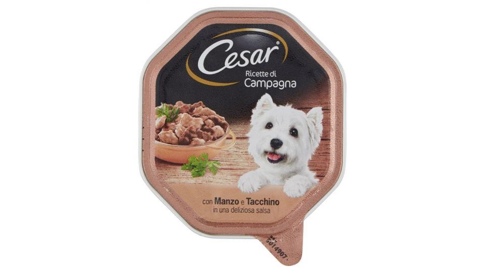 Cesar, cane Ricette di campagna alimento con manzo e tacchino