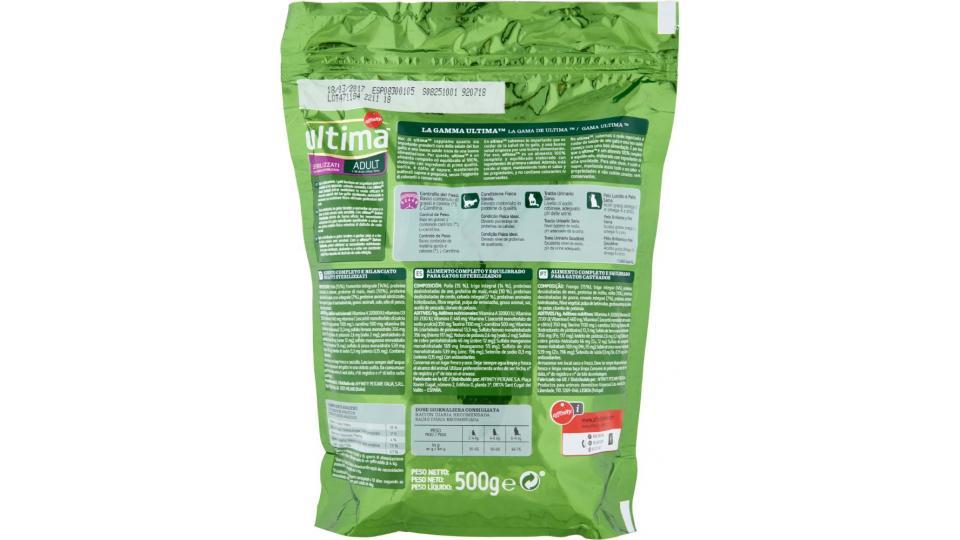 Ultima, gatto Adult sterilizzato alimento con pollo