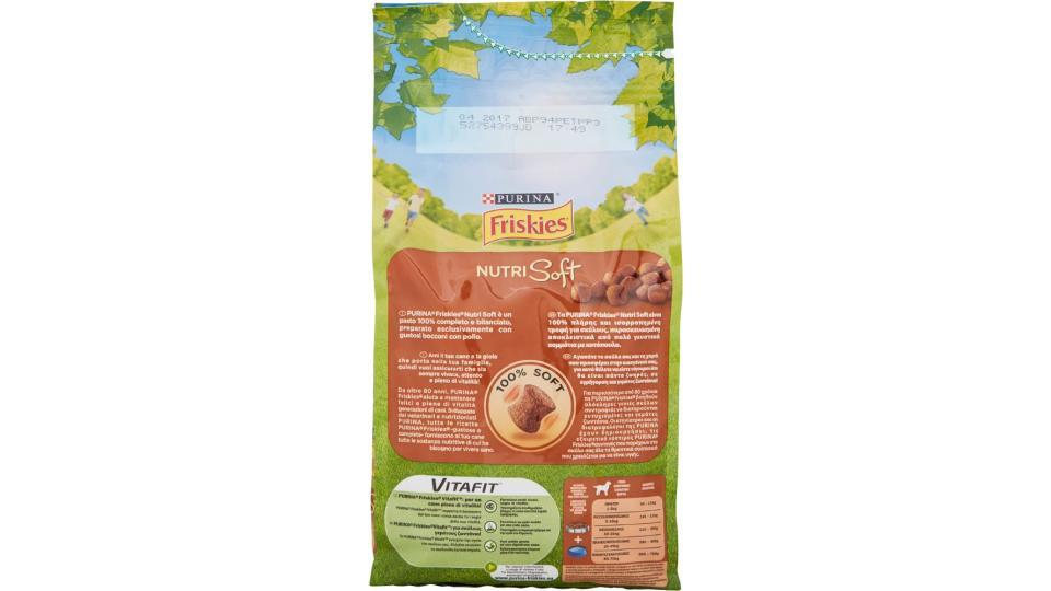 Purina, cane Friskies Nutri Soft Vitafit alimento con pollo