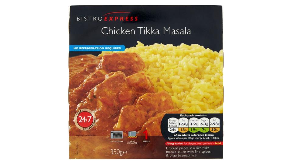 Bistro Express, Chicken tikka masala senza glutine