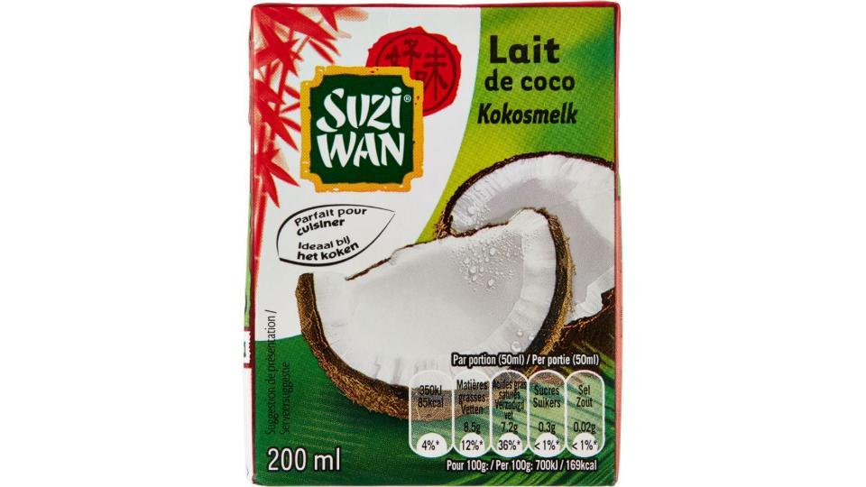 Suzi Wan, latte di noce di cocco