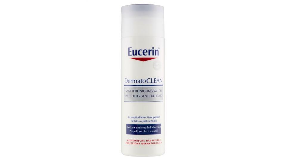 Eucerin, DermatoClean latte detergente delicato pelli secche e sensibili