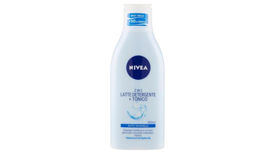 Nivea, 2in1 latte detergente + tonico