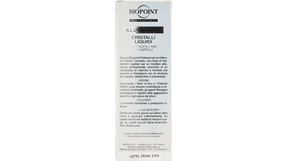 Biopoint, Professional Illuminante Cristalli liquidi