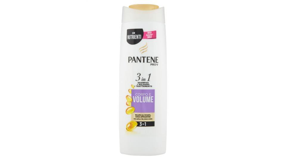 Pantene Pro-V, Corpo & Volume capelli fini 2in1 shampoo