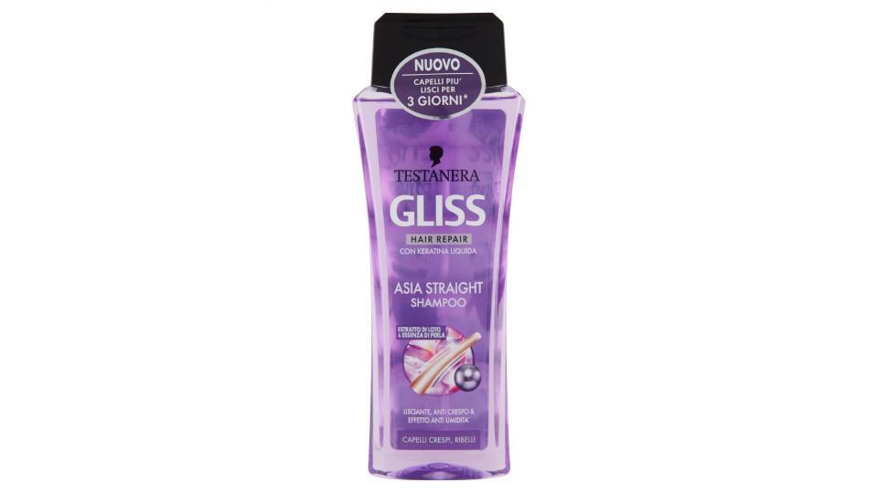 Testanera, Gliss Hair Repair Asia Straight capelli crespi shampoo