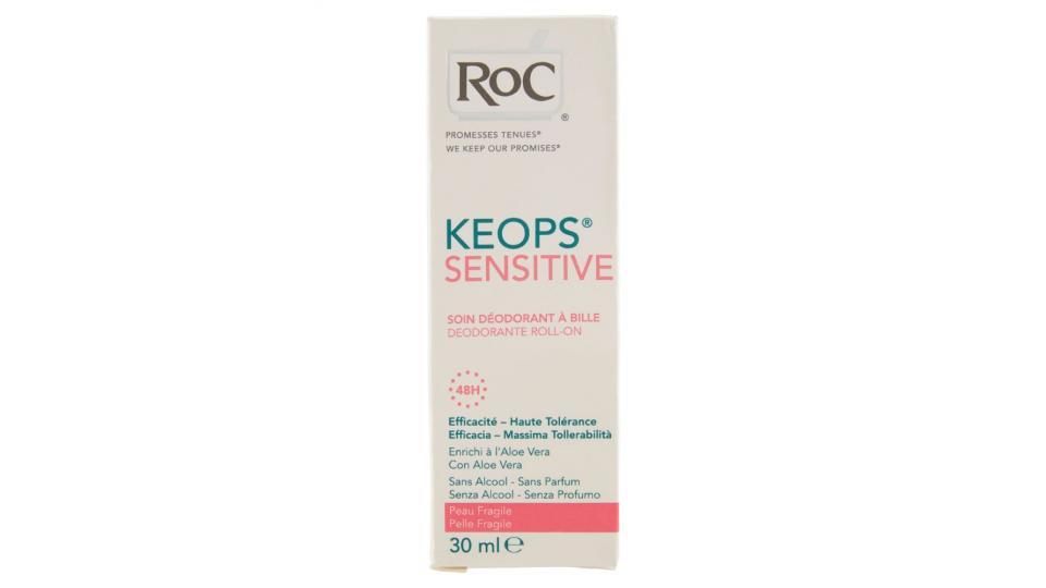 Roc, Keops Sensitive pelle fragile deodorante roll-on