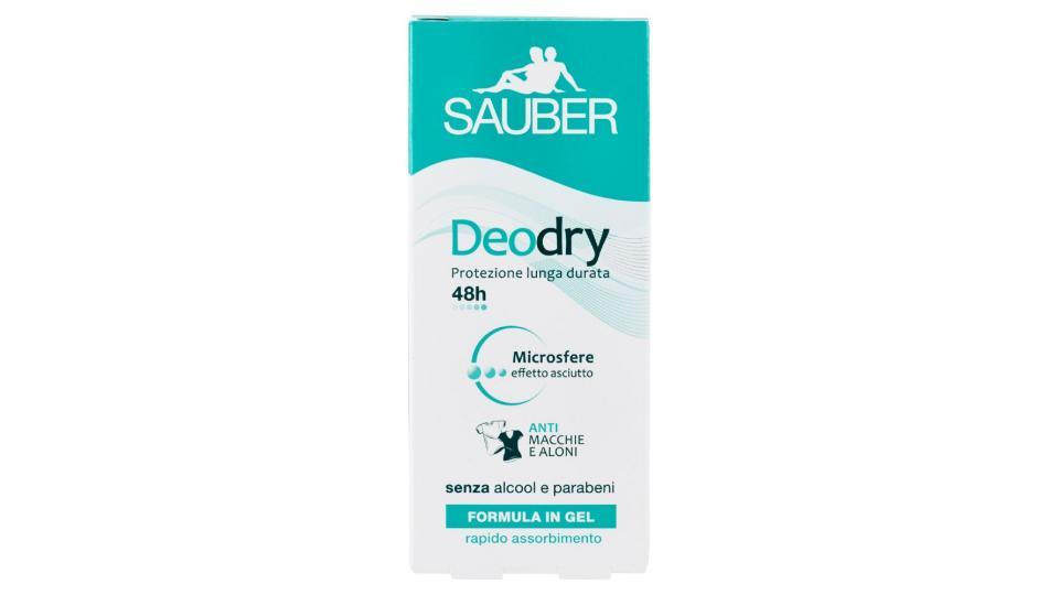 Sauber Deodry Formula in Gel deodorante