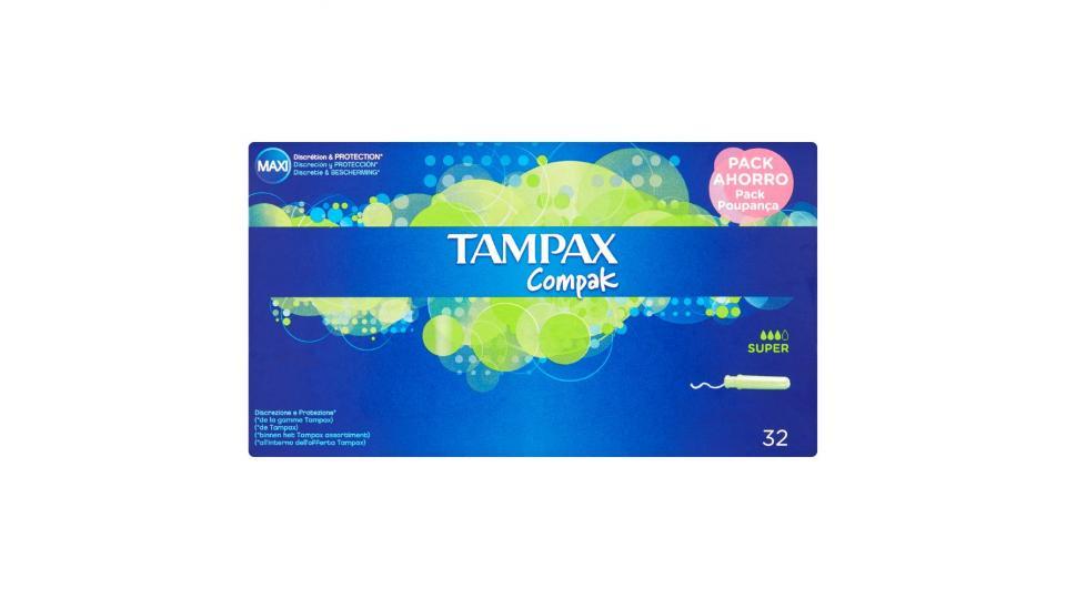 Tampax, Compak super assorbenti interni