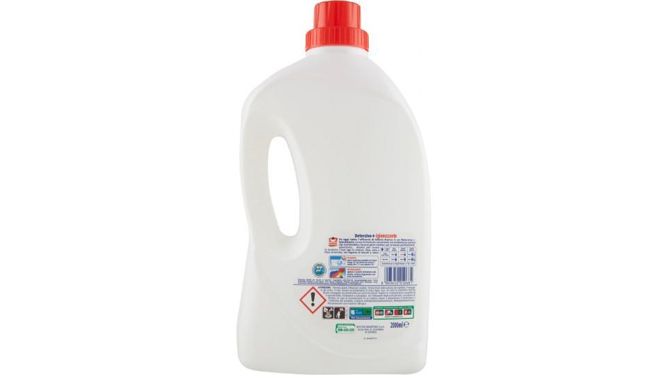 Omino Bianco, detersivo liquido per lavatrice + igienizzante