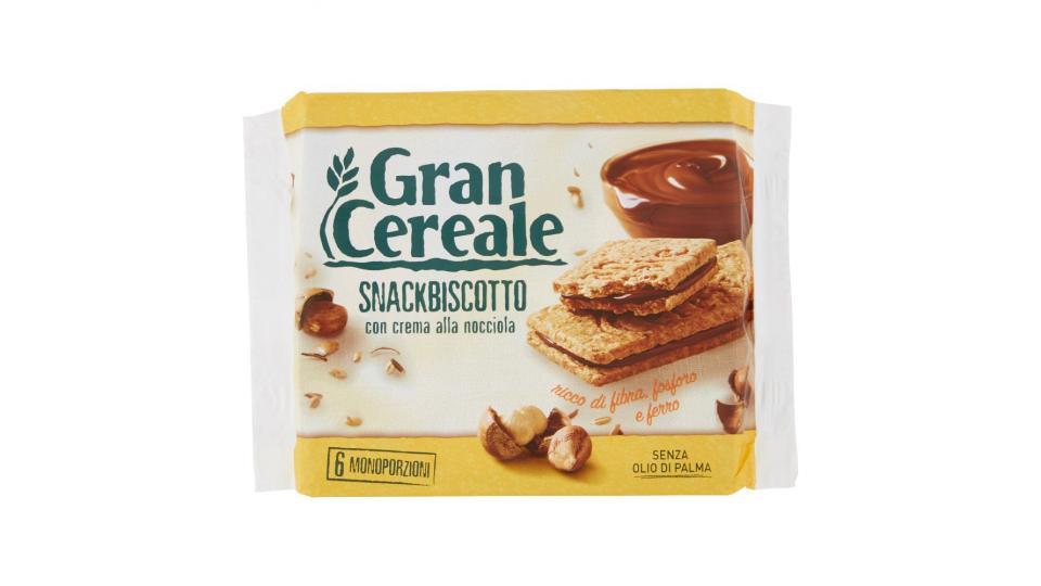 Gran Cereale, Snackbiscotto con crema alla nocciola